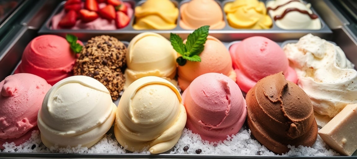 Glace artisanale Auvergne