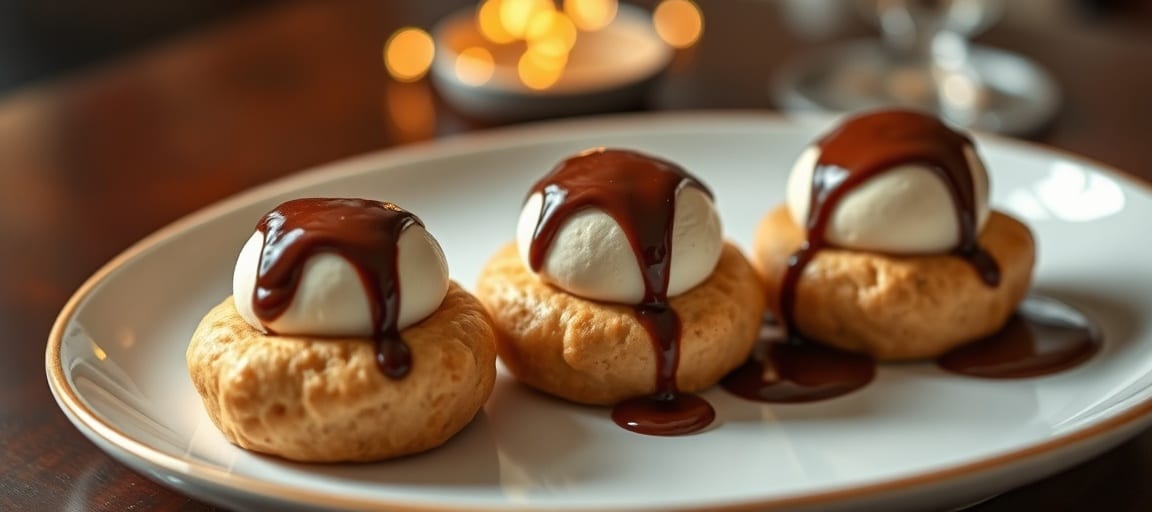 Profiteroles glacées : un classique indémodable